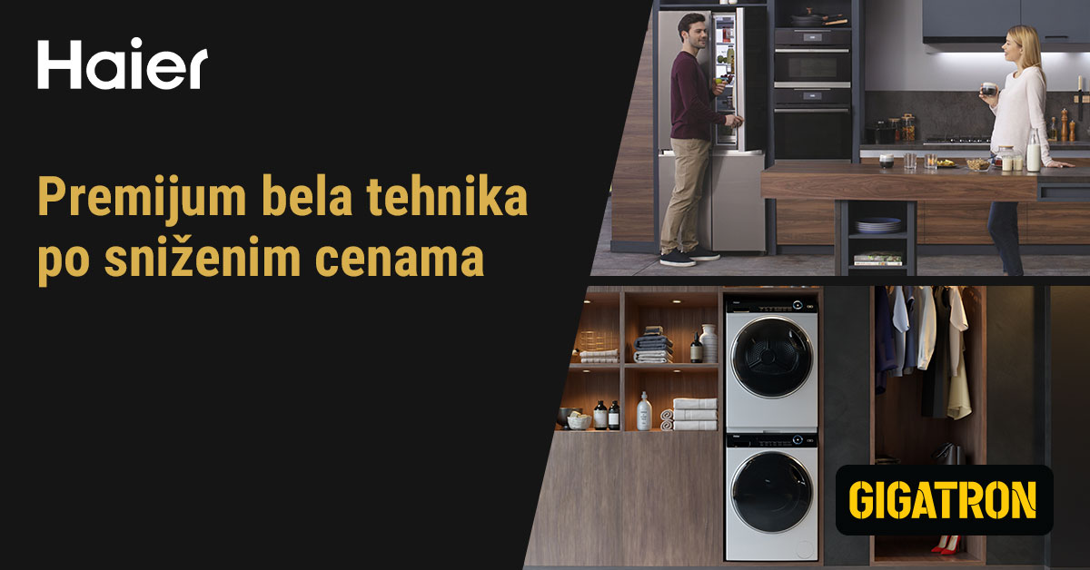 Haier Odabrana Bela Tehnika Po Sni Enim Cenama Gigatron