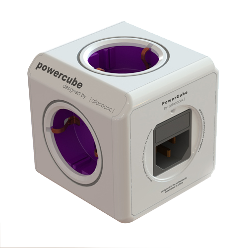 ALLOCACOC PowerCube ReWirable USB 4xSchuko Dual USB 1702 DERUPC