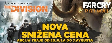 Tom Clancy's The Division i Far Cry Primal po super cenama