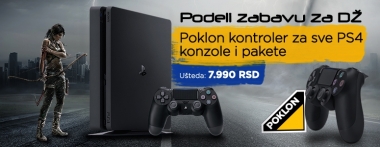 Podeli zabavu za DŽ, poklon kontroler za sve PS4 konzole i pakete