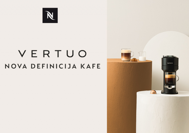 Nova definicija kafe - Nespresso Vertuo aparati
