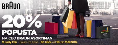 V LADY FAIR - Sajam za žene - 20% Popusta na ceo Braun asortiman