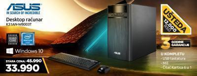 ASUS Brand name desktop računar sa uštedom od 12.000 rsd