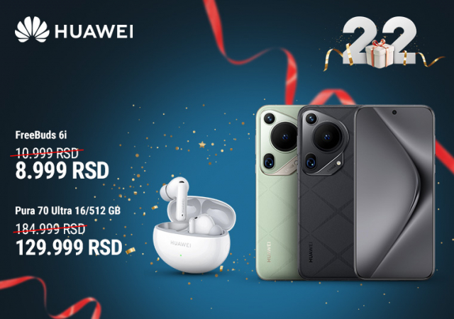 HUAWEI Pura 70 Ultra i HUAWEI FreeBuds 6i po sniženim cenama