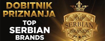 Gigatron - dobitnik priznanja Top Serbian Brands 2014