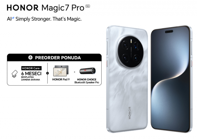 HONOR Magic7 Pro u pretprodaji uz poklone