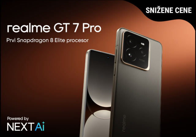 Realme GT 7 Pro telefon po sniženoj ceni