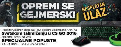 Opremi se gejmerski - Svetsko prvenstvo u CS:GO 2016