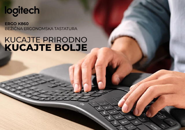 Logitech ERGO K860 bežična tastatura