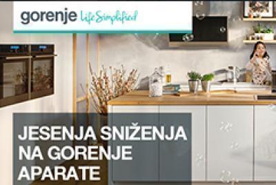 Jesenja sniženja na Gorenje aparate