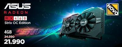 ASUS Radeon RX 460 sa 4GB memorije STRIX OC edition