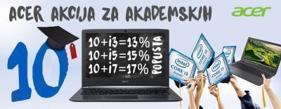 Acer akcija za akademskih 10