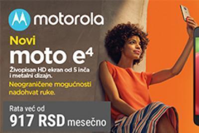 Motorola - novi Moto E4