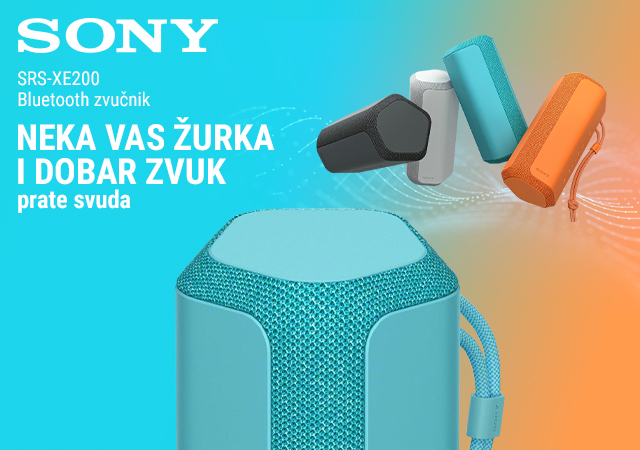 Novi SONY SRS-XE200 bluetooth zvučnik u prodaji