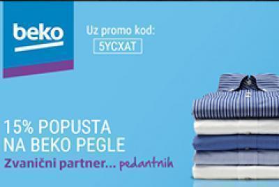 15% popusta na Beko pegle