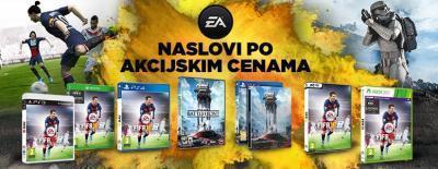 Vrhunski Electronic Arts (EA Games) naslovi po akcijskim cenama