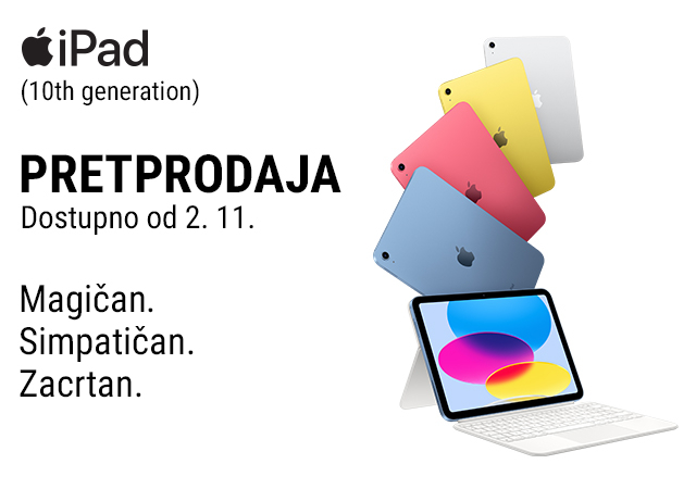 Novi iPad 10. generacije – u pretprodaji