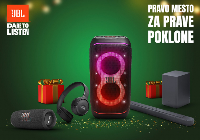 Praznici su lepši uz JBL audio uređaje po sniženim cenama