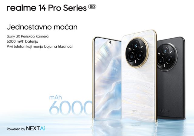 Realme 14 Pro serija telefona u prodaji