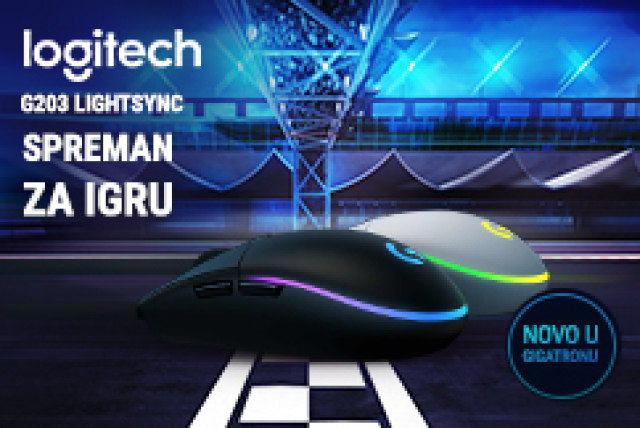 Logitech G203 Lightsync Gaming miš