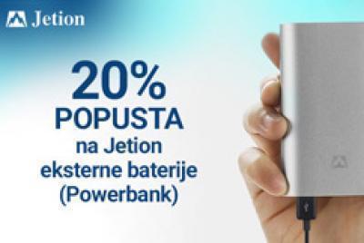 20 posto popusta na Jetion Powerbank