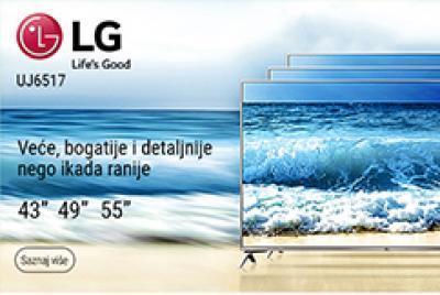 LG UJ6517 UHD 4K TV - Veće, bogatije i detaljnije nego ikada ranije