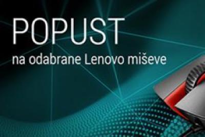 Popust na odabrane Lenovo miševe