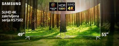 Samsung SUHD 4K zakrivljena serija KS7502