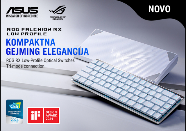 ASUS ROG Falchion RX LP tastatura - novo u Gigatronu