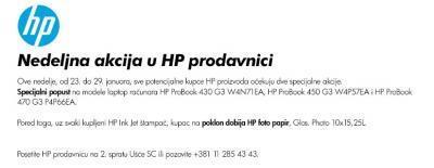 Nedeljna akcija u HP prodavnici