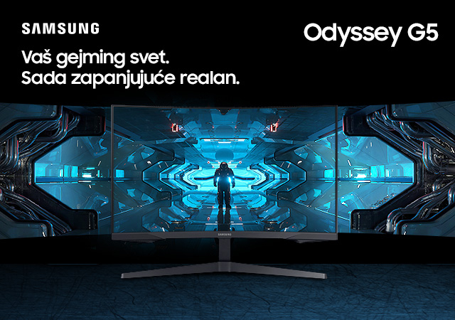 Samsung Odyssey G5 zakrivljeni Gaming monitor