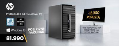 HP ProDesk 400 G3 Microtower PC