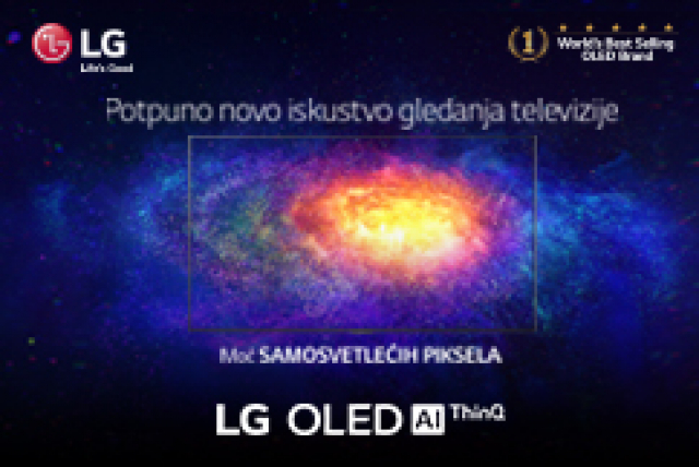 LG OLED televizori za potpuno novo iskustvo gledanja