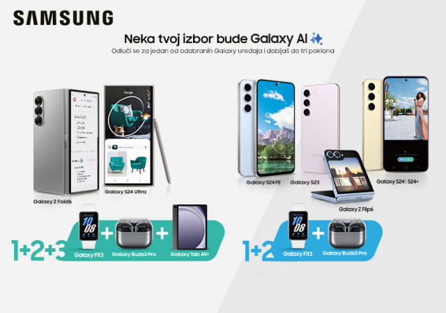 Super poklon paketi uz Samsung Galaxy uređaje