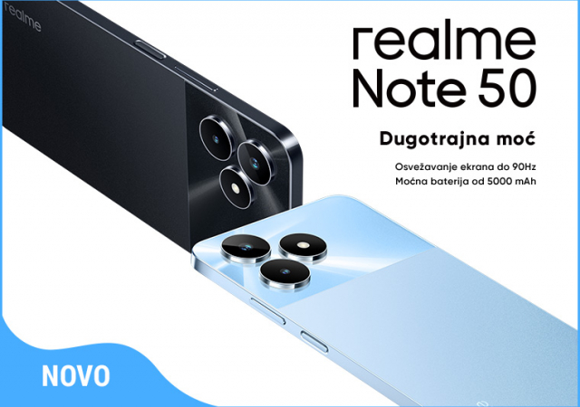 Realme Note 50 – novo u Gigatronu
