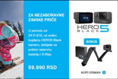 GoPro HERO5 - Za nezaboravne zimske priče