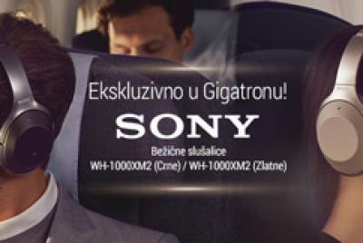 Ekskluzivno u Gigatronu SONY WH1000XM2 bežične slušalice