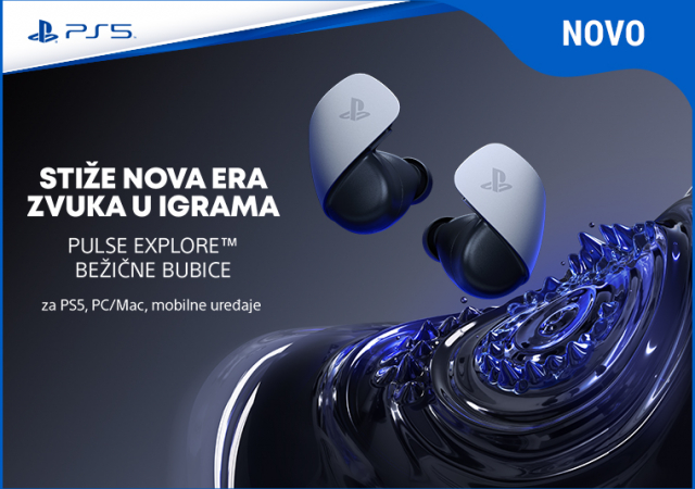 PS5 PULSE Explore bežične slušalice – nova era gaming zvuka