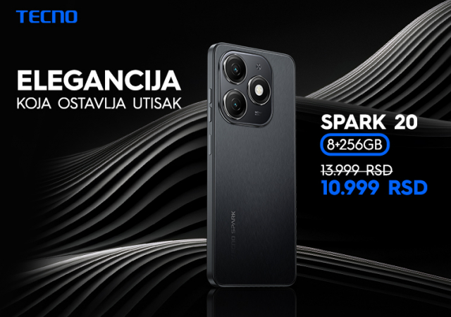 Tecno Spark 20 telefon po super ceni