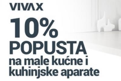 10% popusta na Vivax male kućne i kuhinjske aparate