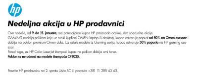 Nedeljna akcija u HP prodavnici