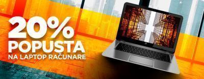 20% popusta na laptop računare