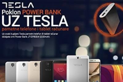 Poklon Tesla power bank