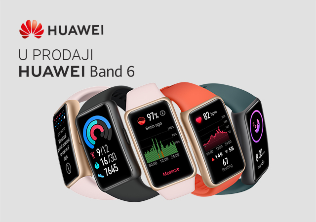 Huawei Band 6 Fitnes narukvica – u prodaji