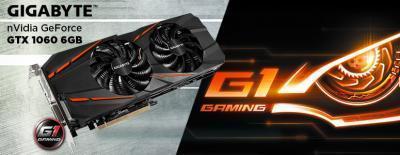 ULTIMATIVNA GAMING PLATFORMA GIGABYTE nVidia GeForce GTX 1060 6GB GDDR5 192bit