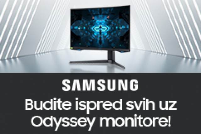 Samsung Odyssey G7 gaming monitori