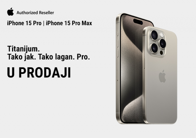 iPhone 15 Pro i iPhone 15 Pro Max u prodaji