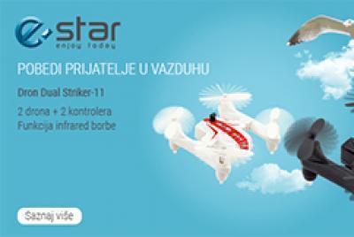 E-STAR Dron Dual Striker-11 - Pobedi prijatelje u vazduhu