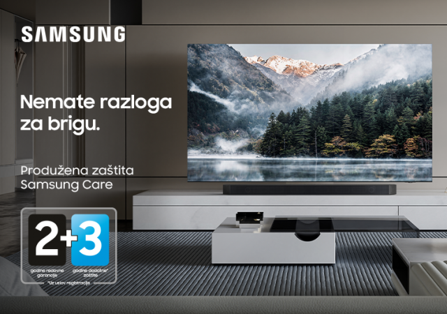 SAMSUNG 5 godina garancije na televizore