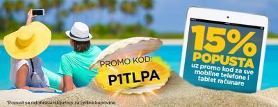 15% popusta na mobilne telefone i tablete uz promo kod